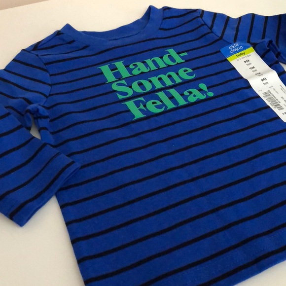 Okie Dokie Baby Boy Long Sleeve Tee - Picture 3 of 3